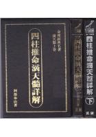 四柱推命滴天髓詳解 上下冊 阿部泰山 武...